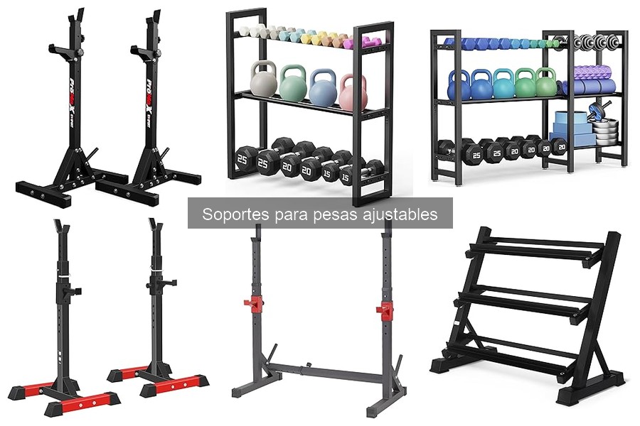 ¿Qué son los soportes para pesas ajustables? Guía completa