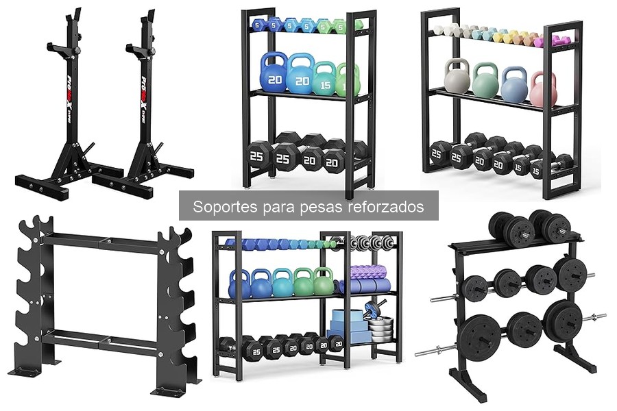 ¿Qué son los soportes para pesas reforzados? Beneficios y características
