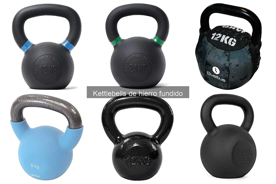 Rutinas de ejercicios con kettlebells de hierro fundido