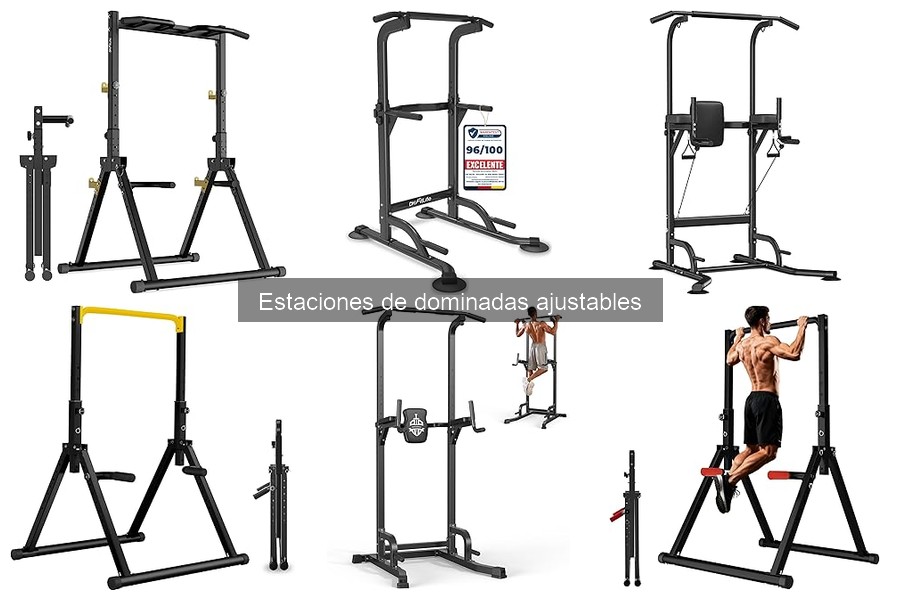 Rutinas Efectivas con Estaciones de Dominadas Ajustables