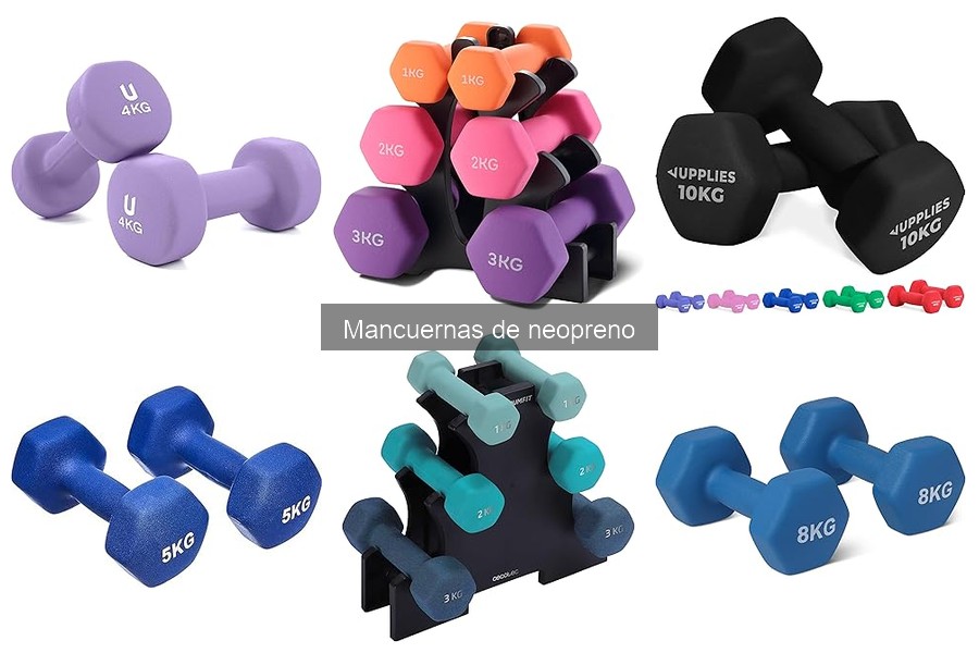 Rutinas efectivas con mancuernas de neopreno para entrenar en casa