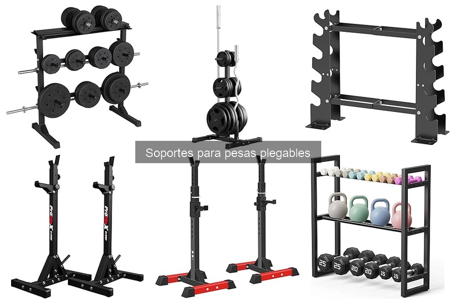 ¿Son adecuados los soportes para pesas plegables para entrenamientos intensos?