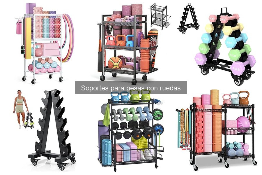 ¿Son necesarios los soportes para pesas con ruedas en casa?