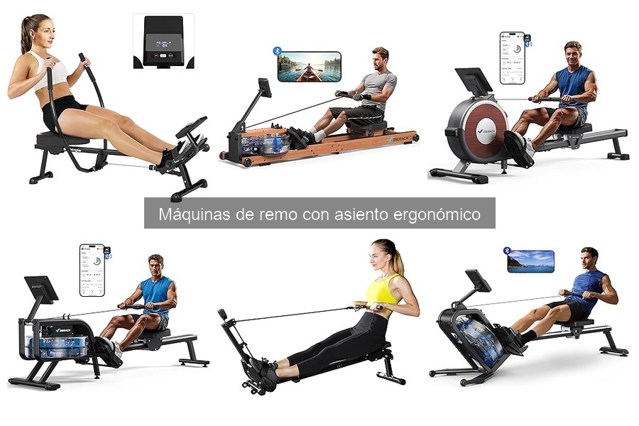Testimonios sobre máquinas de remo con asiento ergonómico