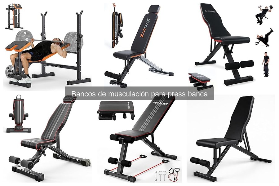 Tipos de bancos de musculación para press banca en casa