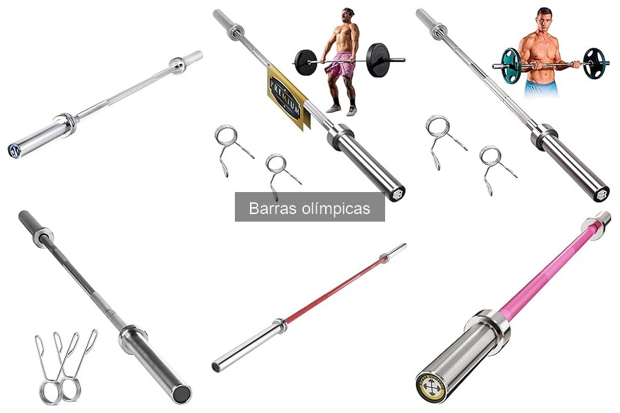 Tipos de barras olímpicas para gimnasio en casa