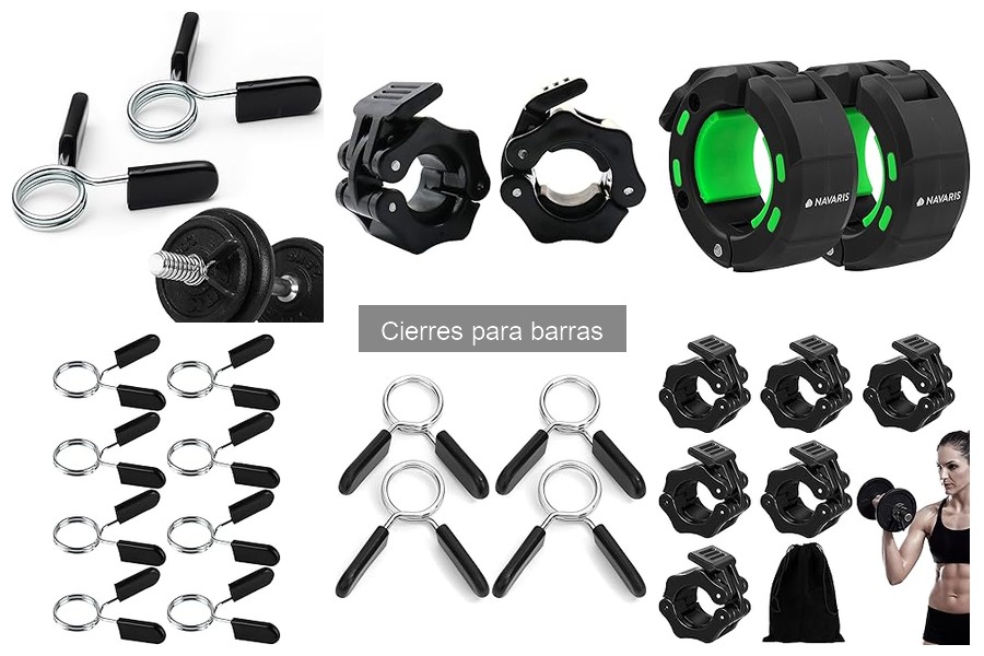 Tipos de cierres para barras de pesas: Guía completa