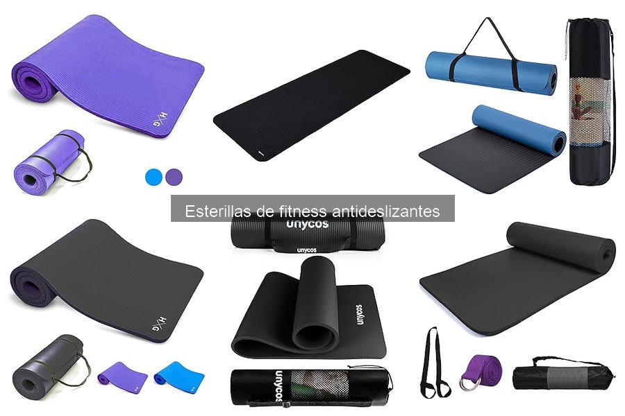 Tipos de esterillas de fitness antideslizantes para tu hogar