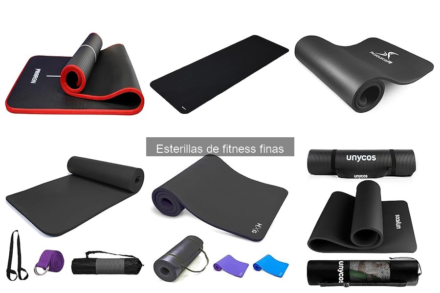Tipos de esterillas de fitness finas y sus usos en casa