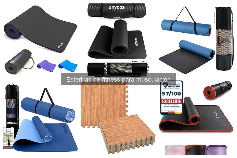 Tipos de esterillas de fitness para musculación: Guía completa