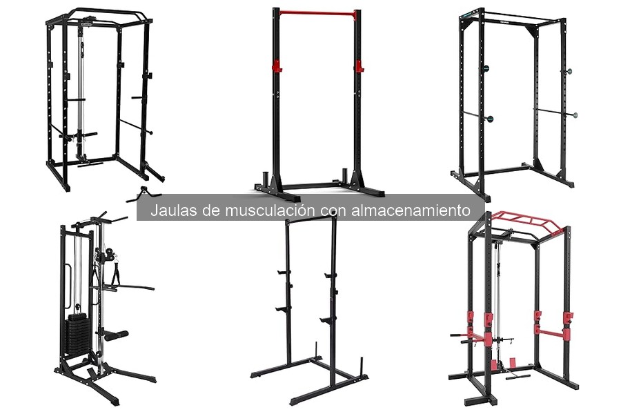 Tipos de jaulas de musculación con almacenamiento para tu hogar