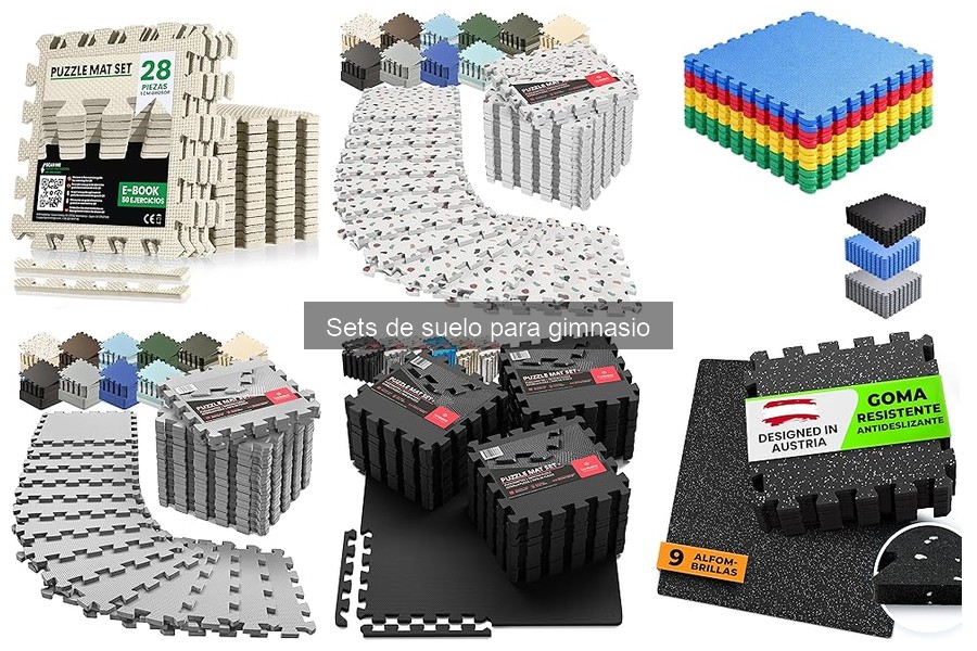 Tipos de Sets de Suelo para Gimnasio: Características y Comparativa