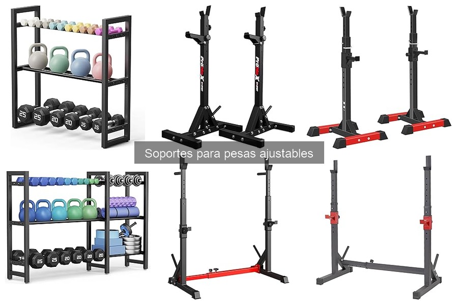 Tipos de soportes para pesas ajustables: guía completa