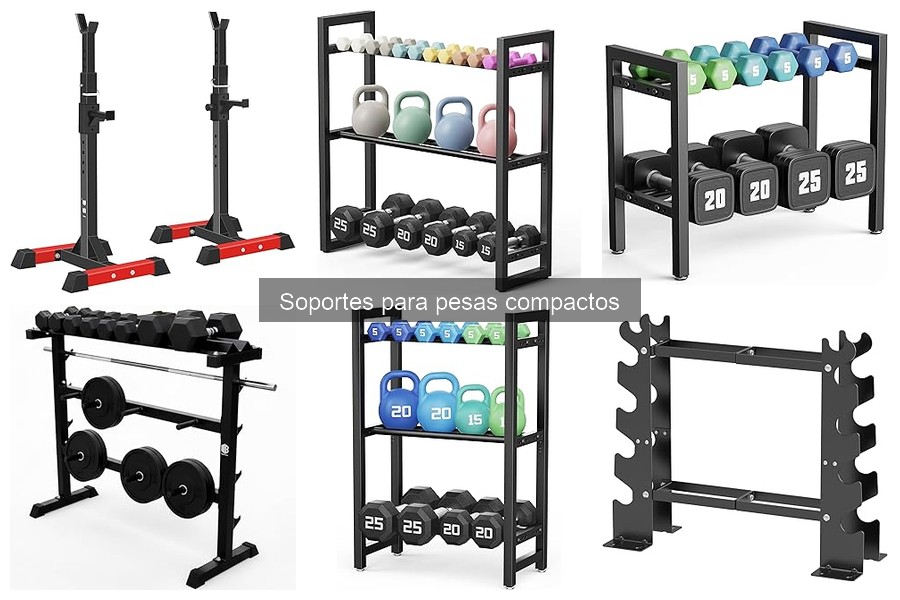 Tipos de soportes para pesas compactos: características y usos