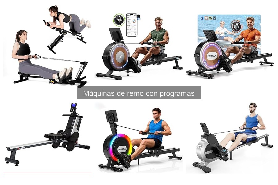 Ventajas de las máquinas de remo con programas para entrenar