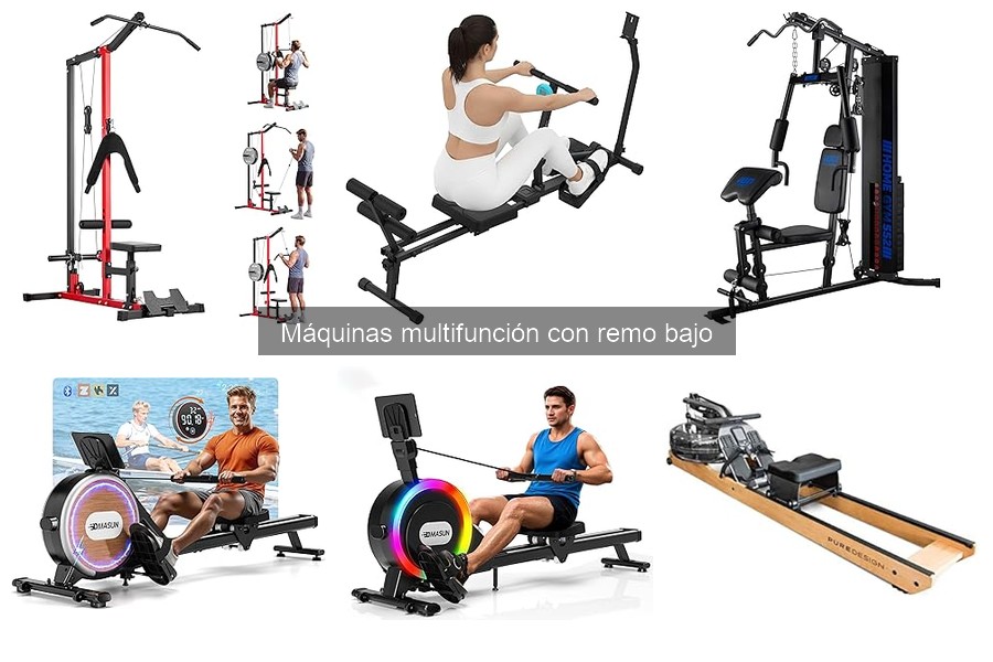 Ventajas de las máquinas multifunción con remo bajo en casa