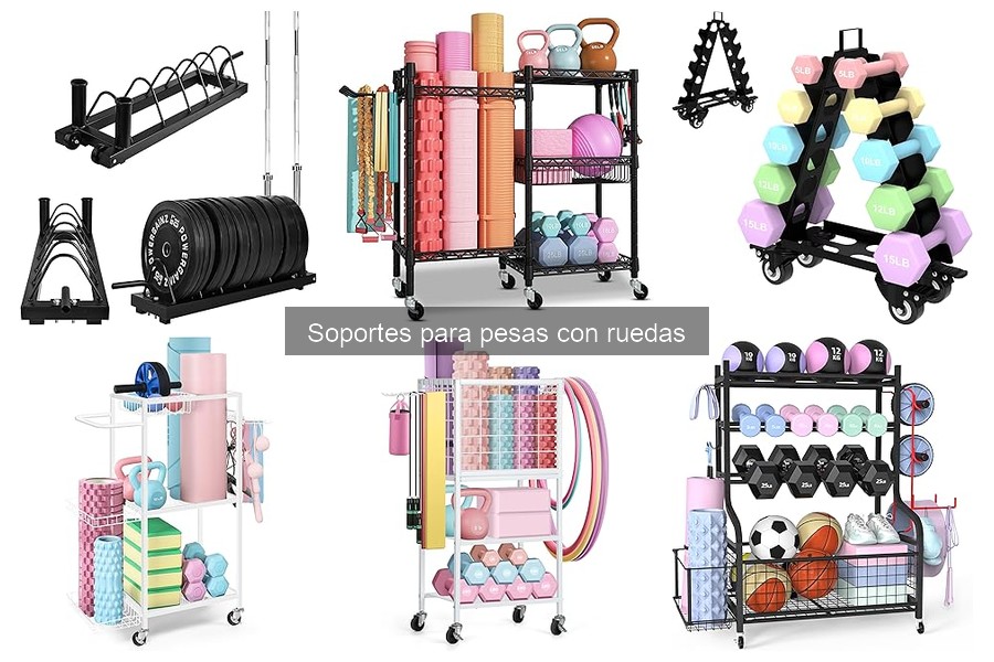 Ventajas de usar un soporte para pesas con ruedas en casa